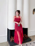 Round Neck Sleeveless Tulle Hem Dress
